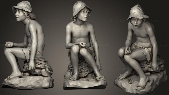 Статуи античные и исторические (Скульптура 01, STKA_1478) 3D модель для ЧПУ станка